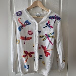 90s Dragonfly Cardigan